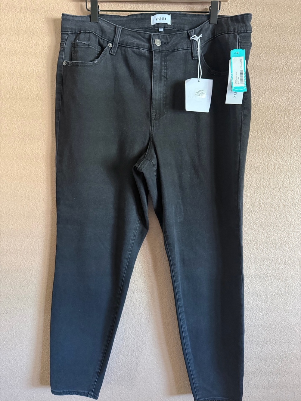 PISTOLA Stitch Fix Exclusive Arielle Black High Rise Skinny Jeans Size 18W NWT
